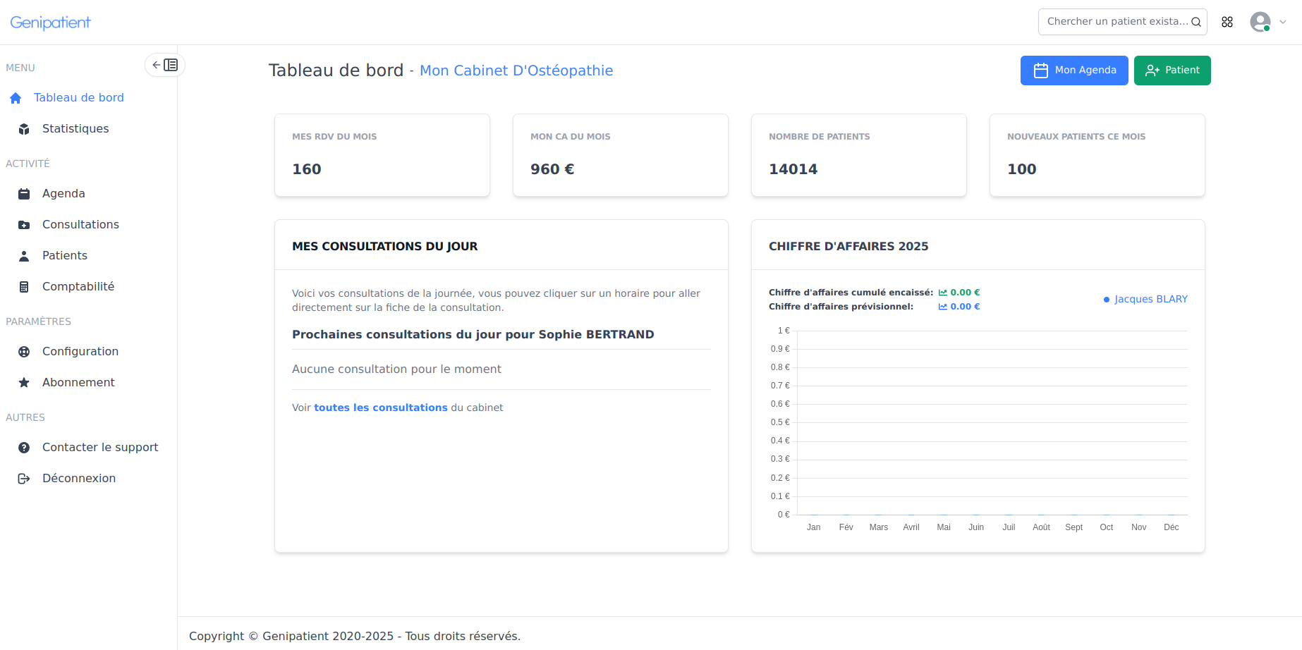Interface Genipatient